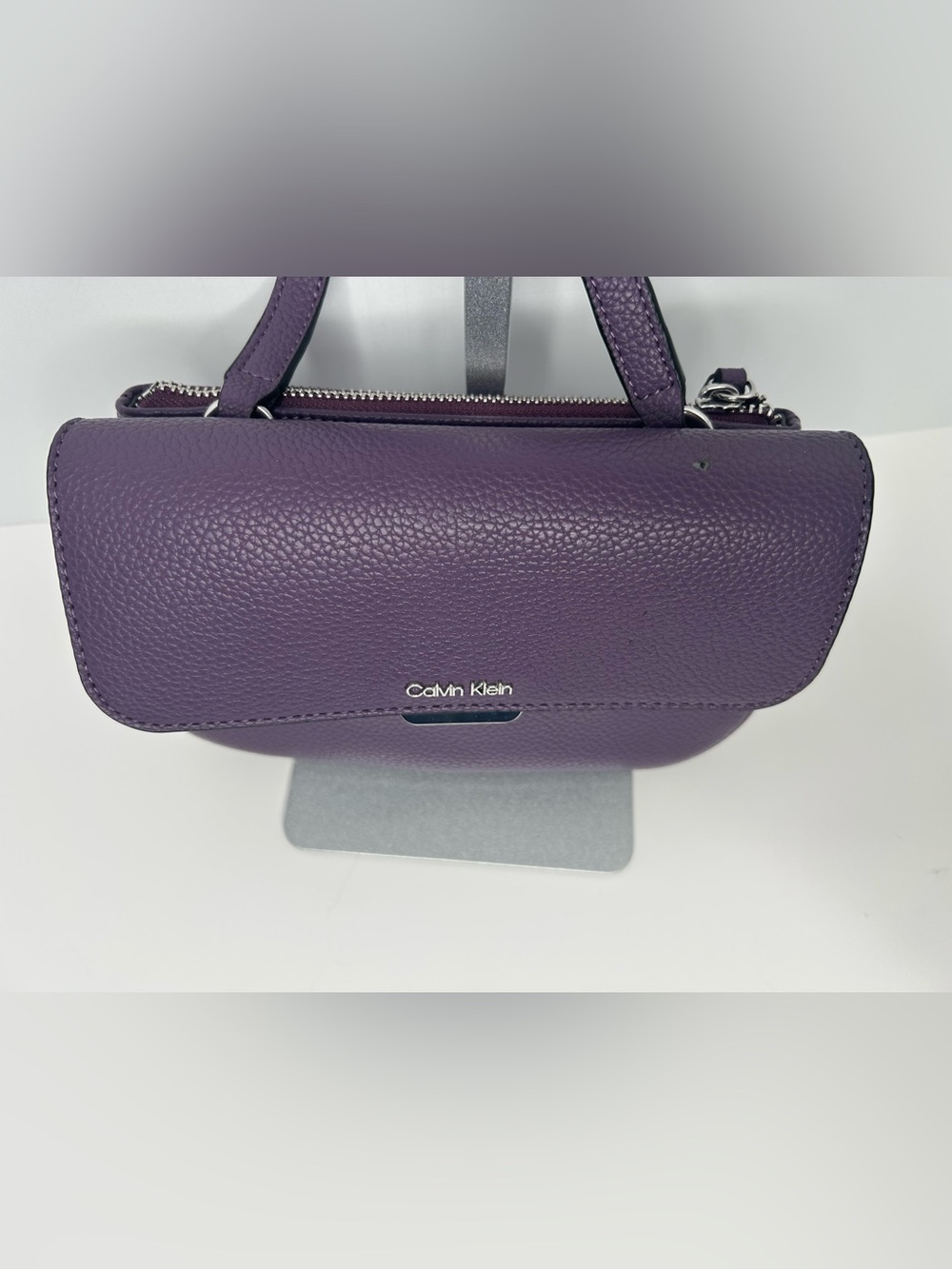 Calvin Klein Purple Arya Crossbody Bag - Picture 10 of 16